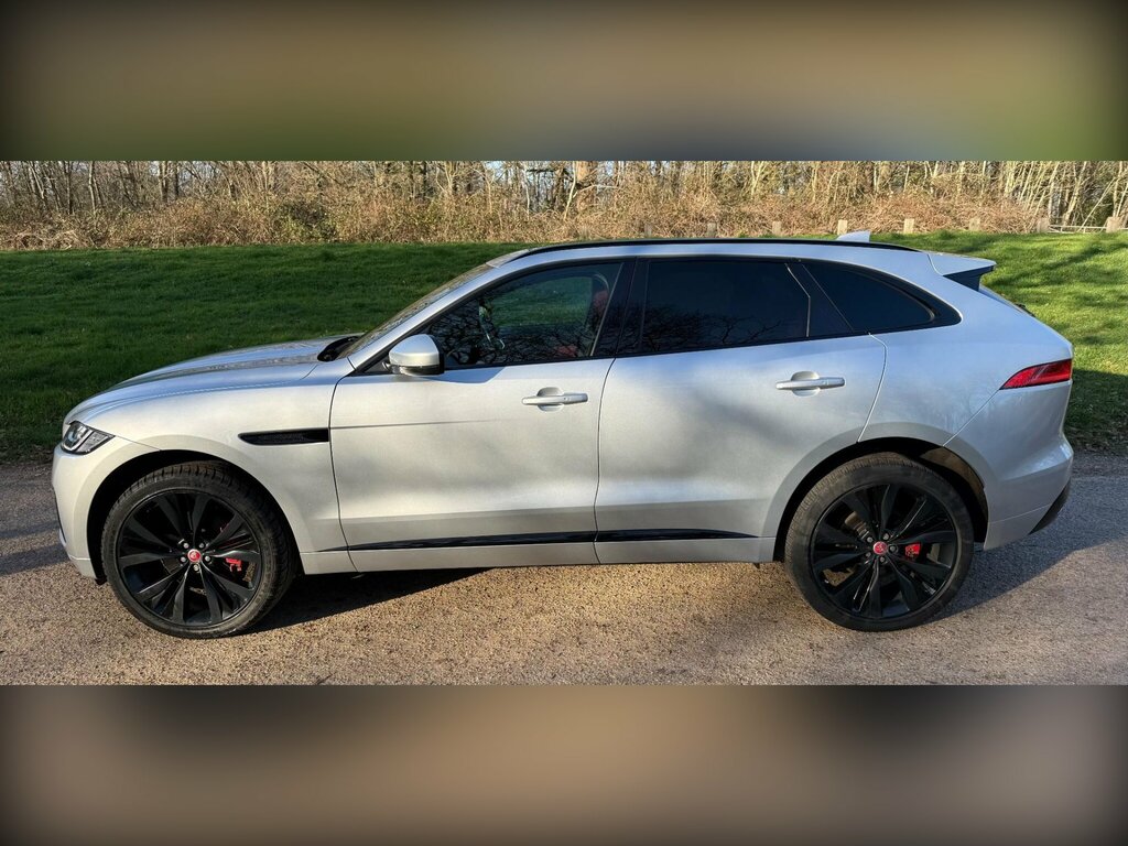 Jaguar F-Pace 3.0 D300 V6 S Awd Euro 6 Ss OE67JYS Silver #5