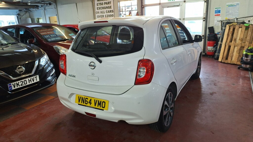Nissan Micra Hatchback VN64VMO White #4