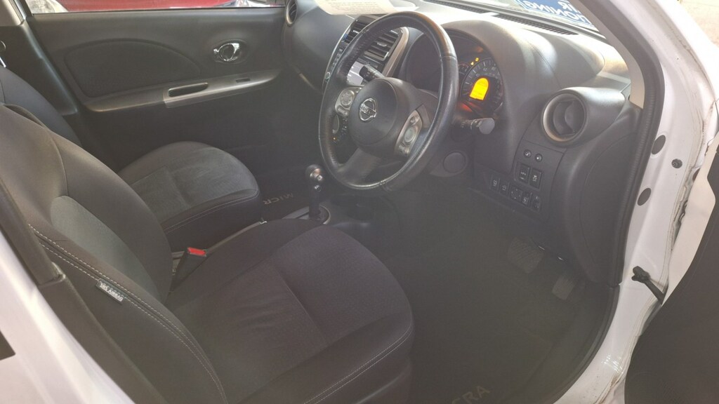 Nissan Micra Hatchback VN64VMO White #6