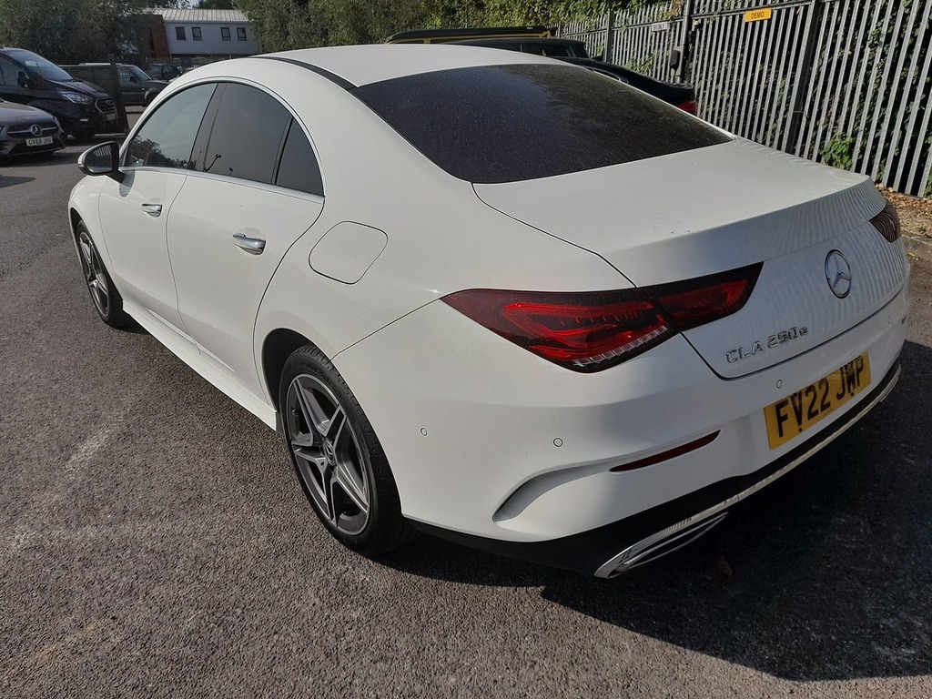 Mercedes-Benz CLA Class Cla250e Amg Line White