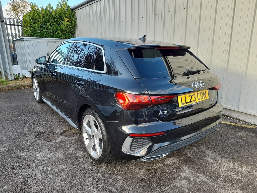 Audi A3 Tfsi S Line LL23CDN Black #6