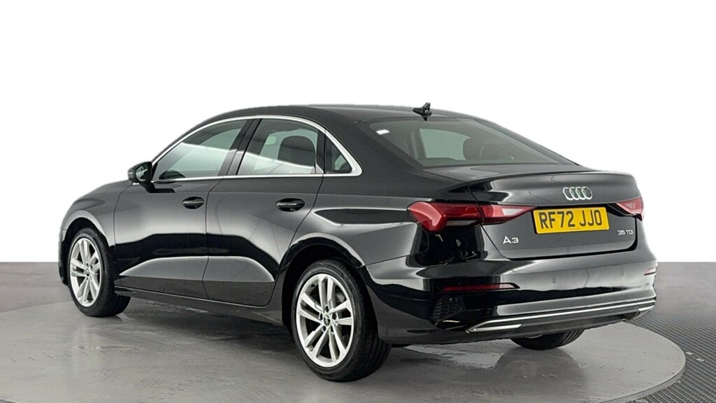 Audi A3 2.0 Tdi 35 Sport Saloon S Tronic Euro 6 RF72JJO Black #6