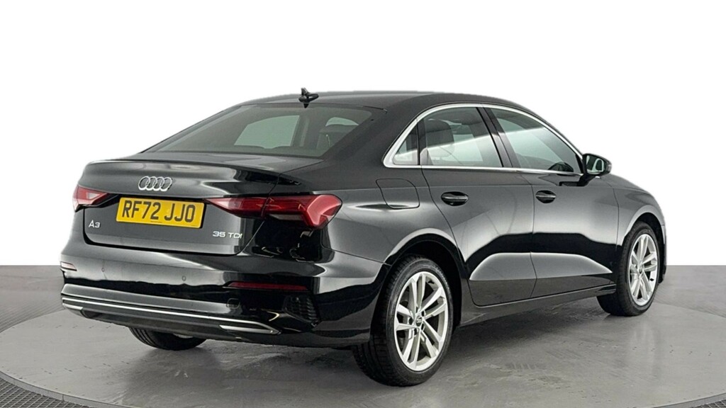 Audi A3 2.0 Tdi 35 Sport Saloon S Tronic Euro 6 RF72JJO Black #4