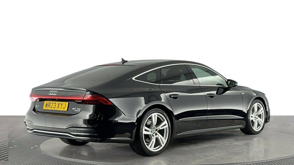 Audi A7 2.0 Tdi 40 S Line Sportback S Tronic Qu Black #4