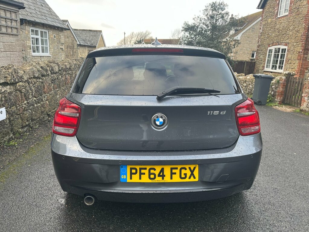 BMW 1 Series 2.0 116D Sport Hatchback Euro 5 PF64FGX Grey #5
