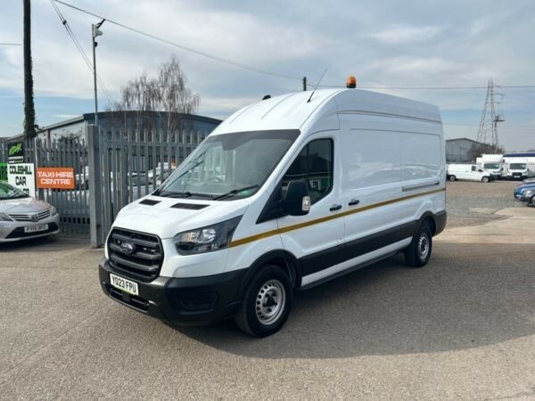Ford Transit Custom 2.0 Ecoblue Hybrid H3 Leader Van YO23FPU White #3