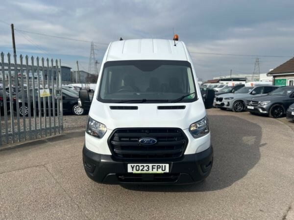 Ford Transit Custom 2.0 Ecoblue Hybrid H3 Leader Van YO23FPU White #2