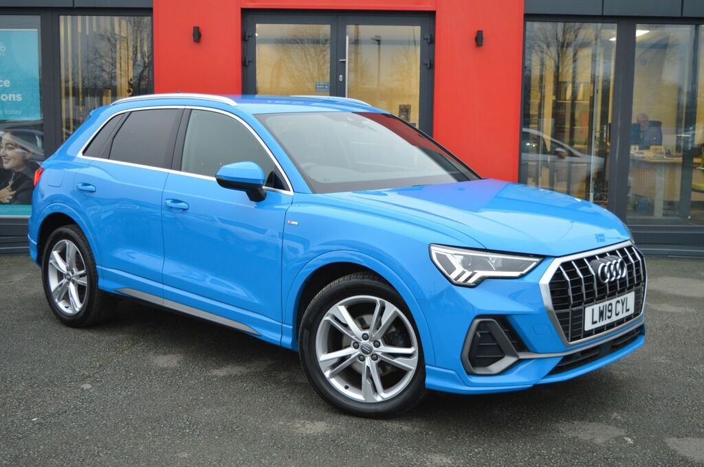 Audi Q3 Tdi 35 S Line LW19CYL Blue #4
