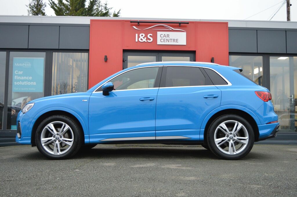 Audi Q3 Tdi 35 S Line LW19CYL Blue #3