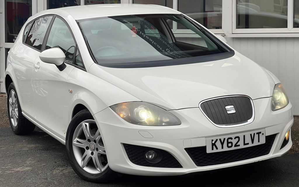 Seat Leon 1.6 Tdi Ecomotive Cr Se Copa Hatchback KY62LVT White #3