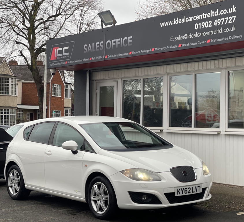 Seat Leon 1.6 Tdi Ecomotive Cr Se Copa Hatchback KY62LVT White #6