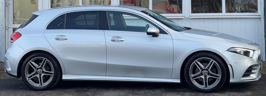 Mercedes-Benz A Class 1.5 Amg Line Premium Hatchback 7G-dct KK19WBM Silver #6