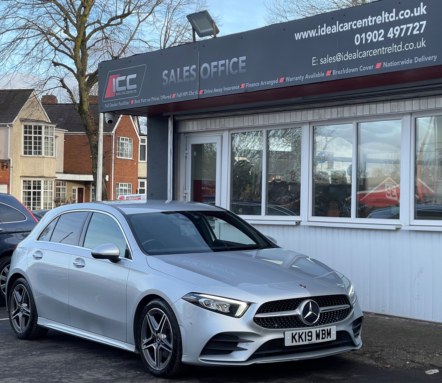 Mercedes-Benz A Class 1.5 Amg Line Premium Hatchback 7G-dct KK19WBM Silver #4