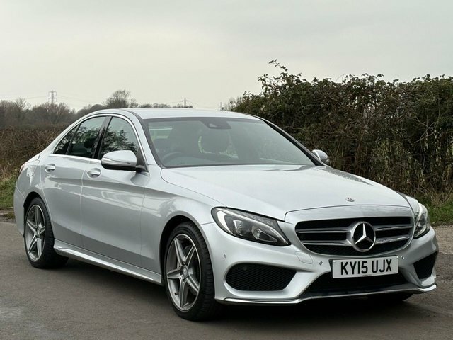 Mercedes-Benz C Class 2015 2.1 C220 Bluetec Amg Line Saloon M Silver