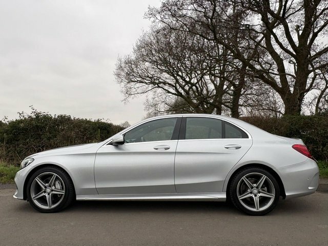 Mercedes-Benz C Class 2015 2.1 C220 Bluetec Amg Line Saloon M Silver #4