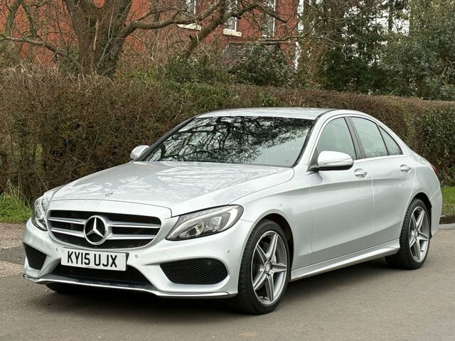 Mercedes-Benz C Class 2015 2.1 C220 Bluetec Amg Line Saloon M Silver #3