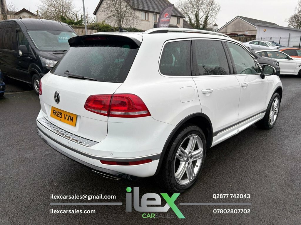 Volkswagen Touareg 3L R-line RK65VXM White #5