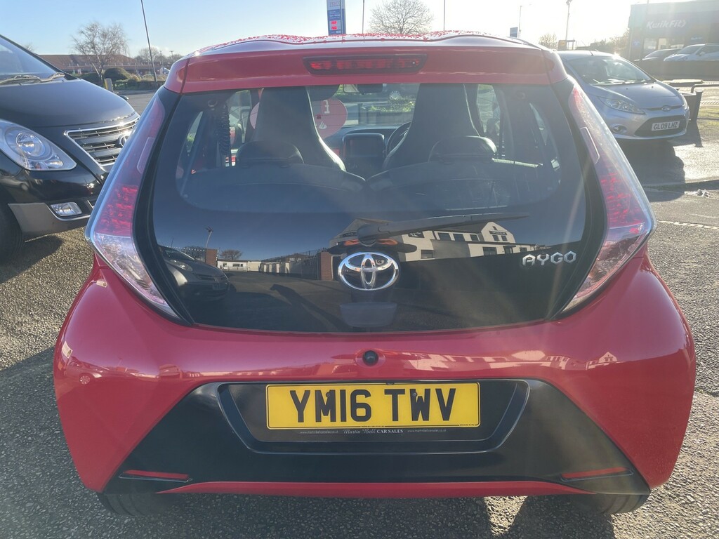 Toyota Aygo Hatchback 1.0 Vvt-i X-pression 2016 YM16TWV Red #6
