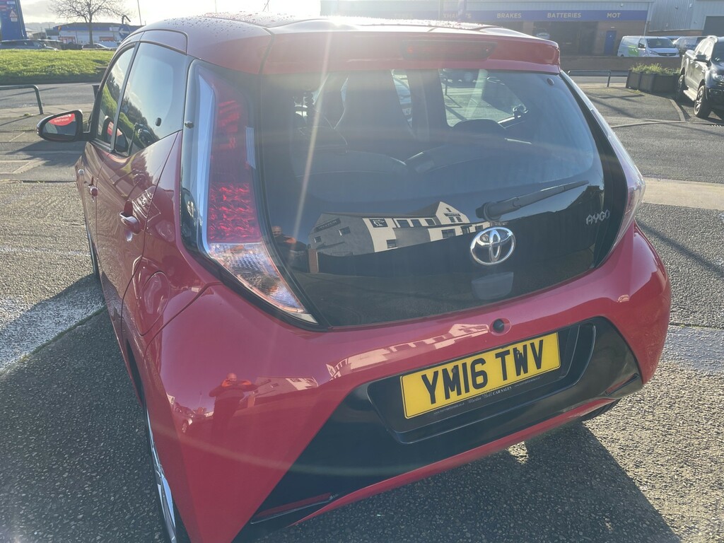 Toyota Aygo Hatchback 1.0 Vvt-i X-pression 2016 YM16TWV Red #5