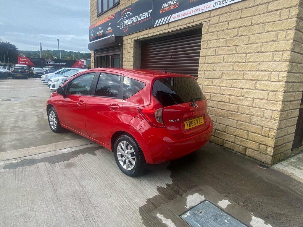 Nissan Note Hatchback 1.2 Acenta Euro 6 Ss 201565 YD65WZG Red #5