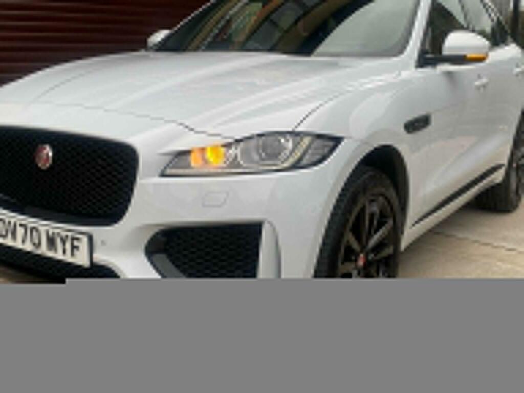 Jaguar F-Pace Suv 2.0 D240 Chequered Flag Awd Euro 6 Ss OV70WYF White #4