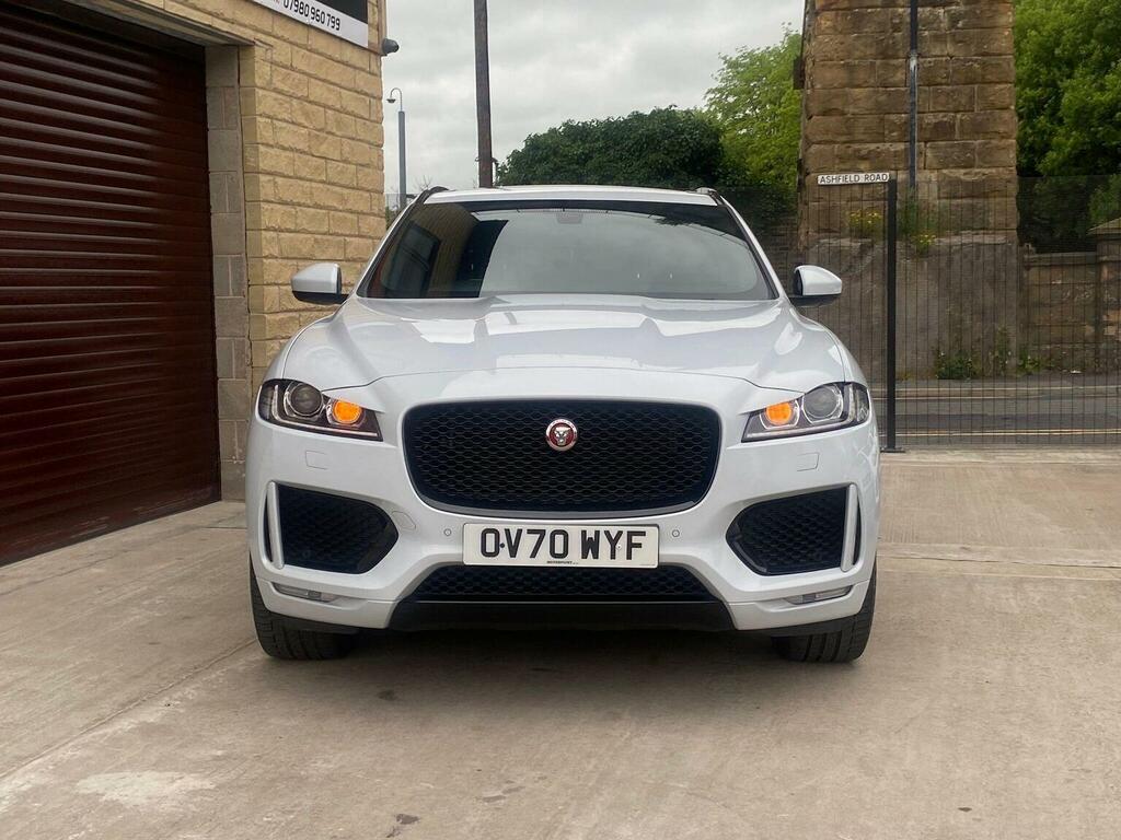 Jaguar F-Pace Suv 2.0 D240 Chequered Flag Awd Euro 6 Ss OV70WYF White #3
