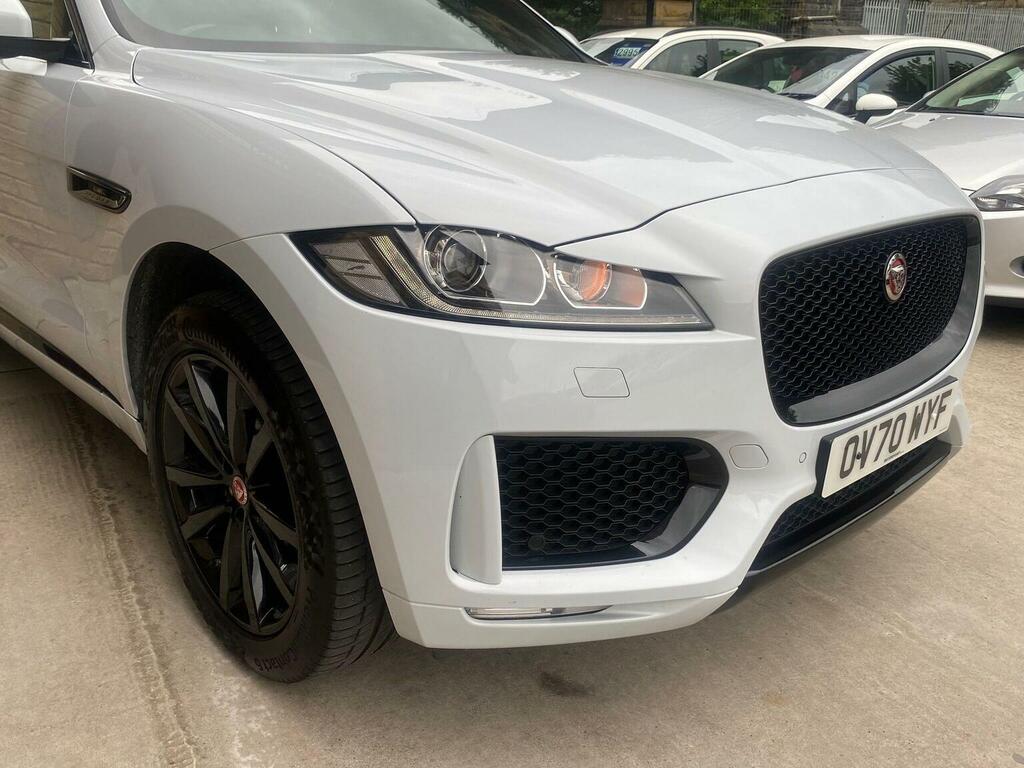 Jaguar F-Pace Suv 2.0 D240 Chequered Flag Awd Euro 6 Ss OV70WYF White #6