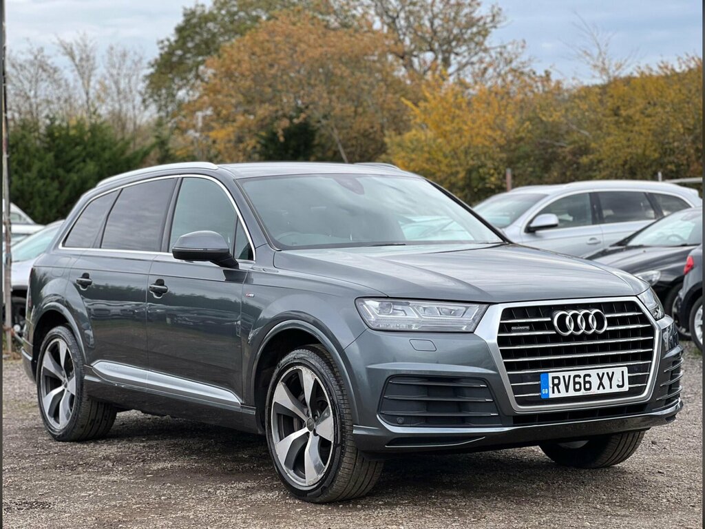 Audi Q7 3.0 Tdi V6 S Line Tiptronic Quattro Euro 6 Ss 5 RV66XYJ Grey #2
