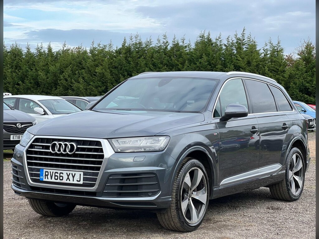 Audi Q7 3.0 Tdi V6 S Line Tiptronic Quattro Euro 6 Ss 5 RV66XYJ Grey #3