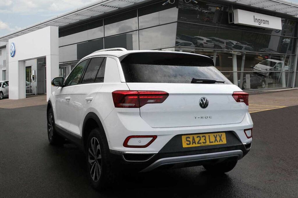 Volkswagen T-Roc 1.0 Tsi Style 110Ps SA23LXX White #3