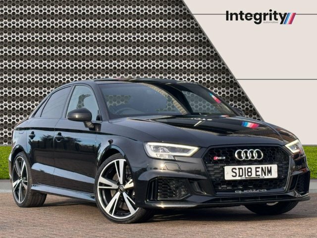 Audi RS3 2018 2.5 Tfsi Saloon S Tronic Quattro E Black