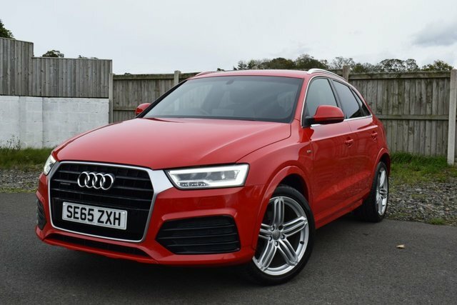 Audi Q3 2.0 Tdi S Line Plus Suv Quattro SE65ZXH Red #2