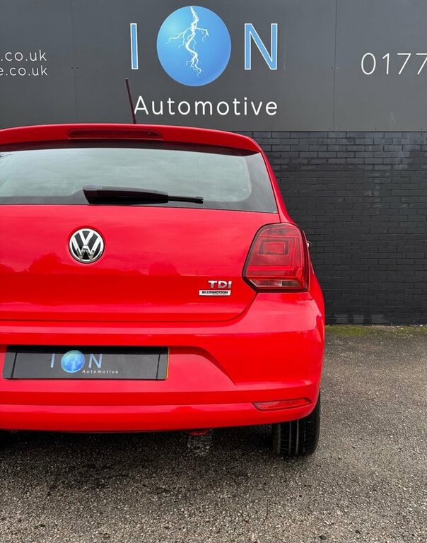 Volkswagen Polo 1.4 Tdi Bluemotion Tech Se 20 Tax 1X Owner Red #4