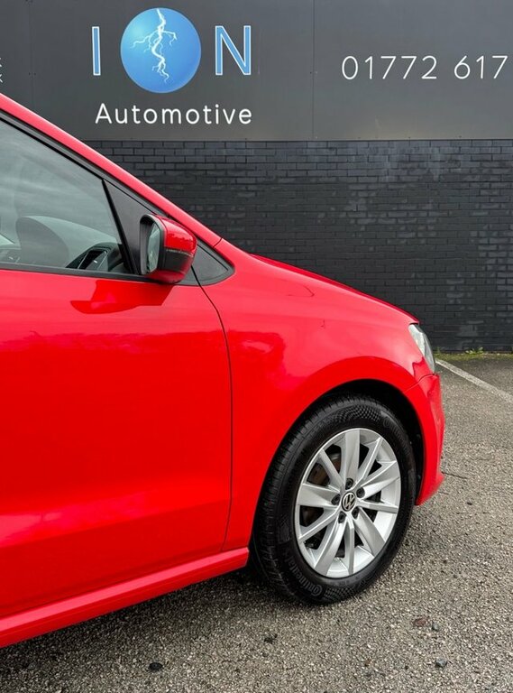 Volkswagen Polo 1.4 Tdi Bluemotion Tech Se 20 Tax 1X Owner Red #5