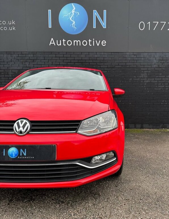 Volkswagen Polo 1.4 Tdi Bluemotion Tech Se 20 Tax 1X Owner Red #3