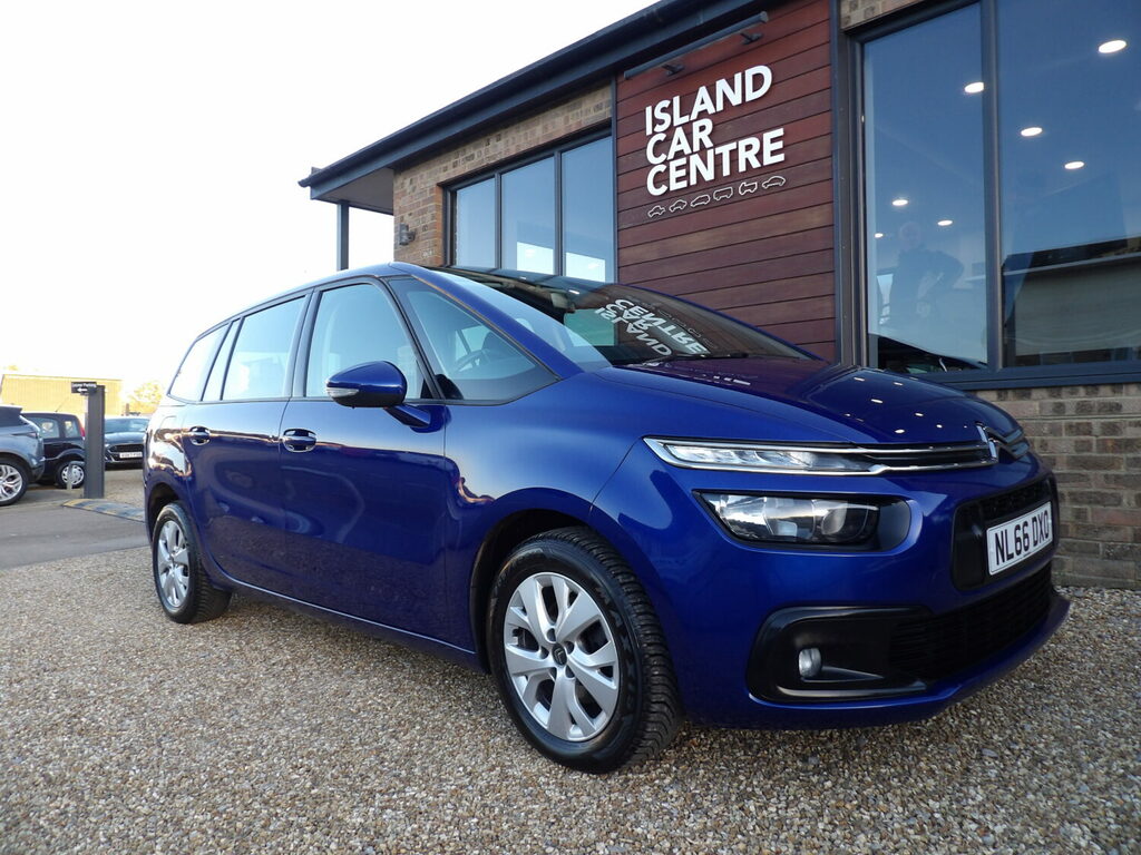 Citroen Grand C4 Picasso 1.6 Bluehdi Touch Edition 20 A Year Road Ta NL66DXO Blue #2