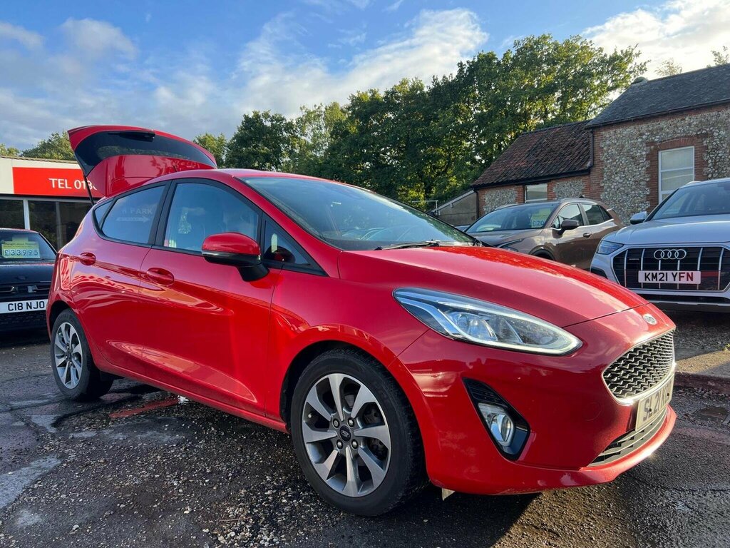 Ford Fiesta Hatchback 1.0T Ecoboost Mhev Trend Euro 6 Ss Red