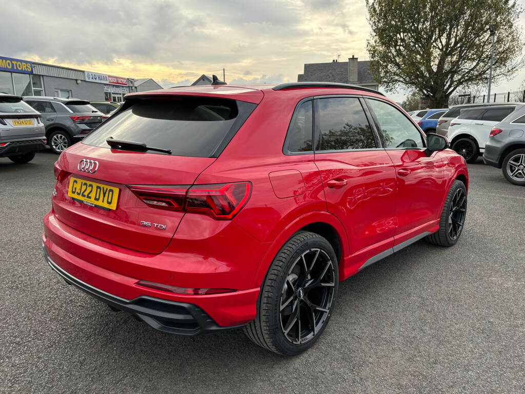 Audi Q3 35 Tdi S Line S Tronic GJ22DYO Red #3