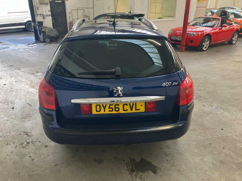 Peugeot 407 SW 2.0 Hdi Se Red #3