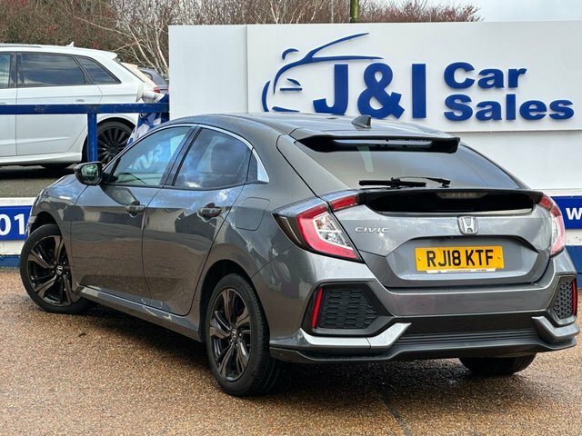 Honda Civic 1.0 Vtec Turbo Sr Hatchback Euro RJ18KTF Grey #5