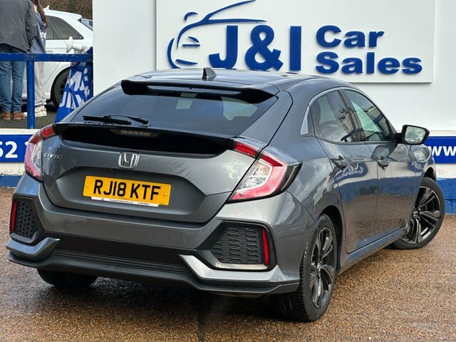 Honda Civic 1.0 Vtec Turbo Sr Hatchback Euro RJ18KTF Grey #4