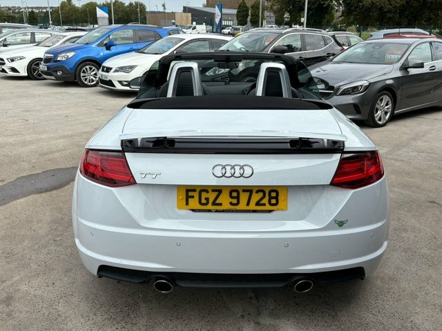 Audi TT Tfsi Black Edition Roadster FGZ9728 White #5