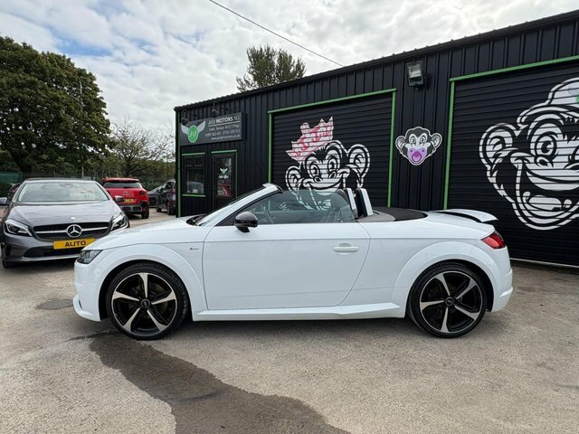 Audi TT Tfsi Black Edition Roadster FGZ9728 White #3