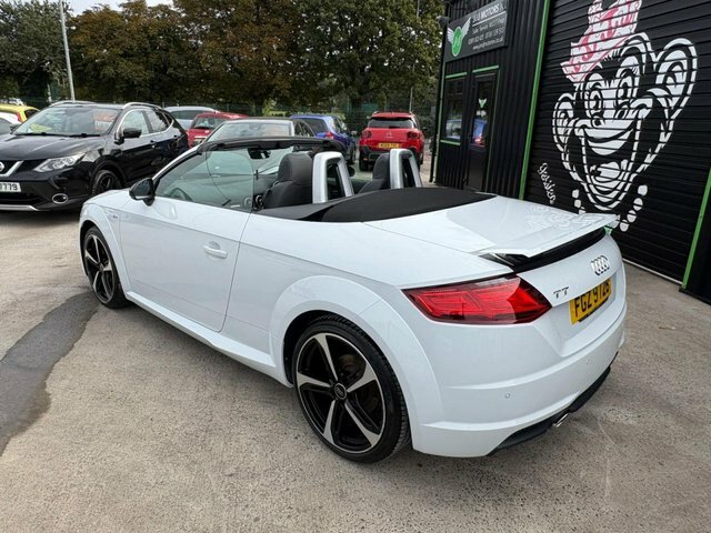 Audi TT Tfsi Black Edition Roadster FGZ9728 White #4