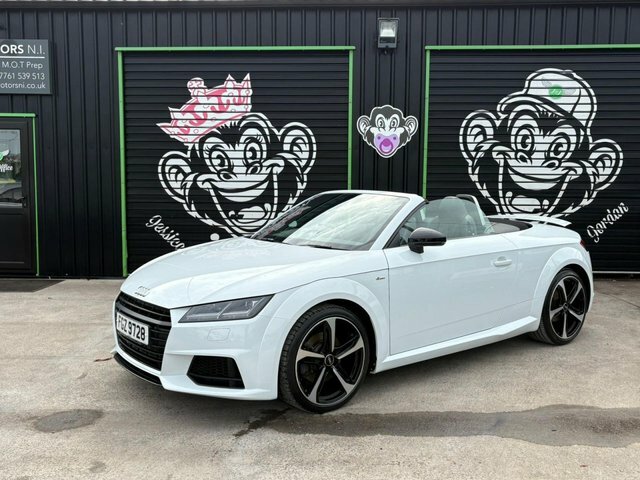 Audi TT Tfsi Black Edition Roadster FGZ9728 White #2