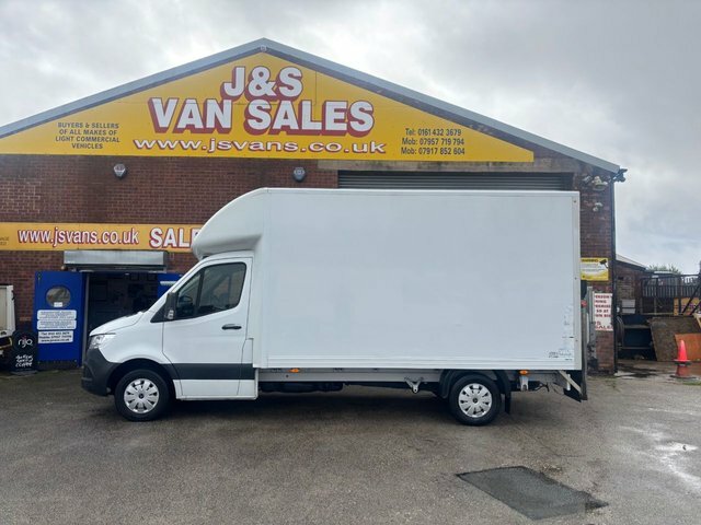 Mercedes-Benz Sprinter Box Van Tailift 3500 KN70ZHH White #5