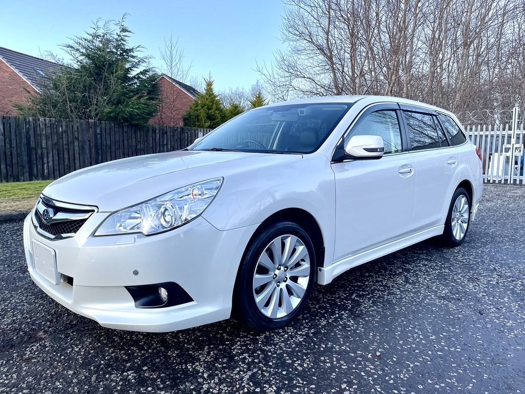 Subaru Legacy Fresh Import Leather Package 4Wd Cruise Contr White #3