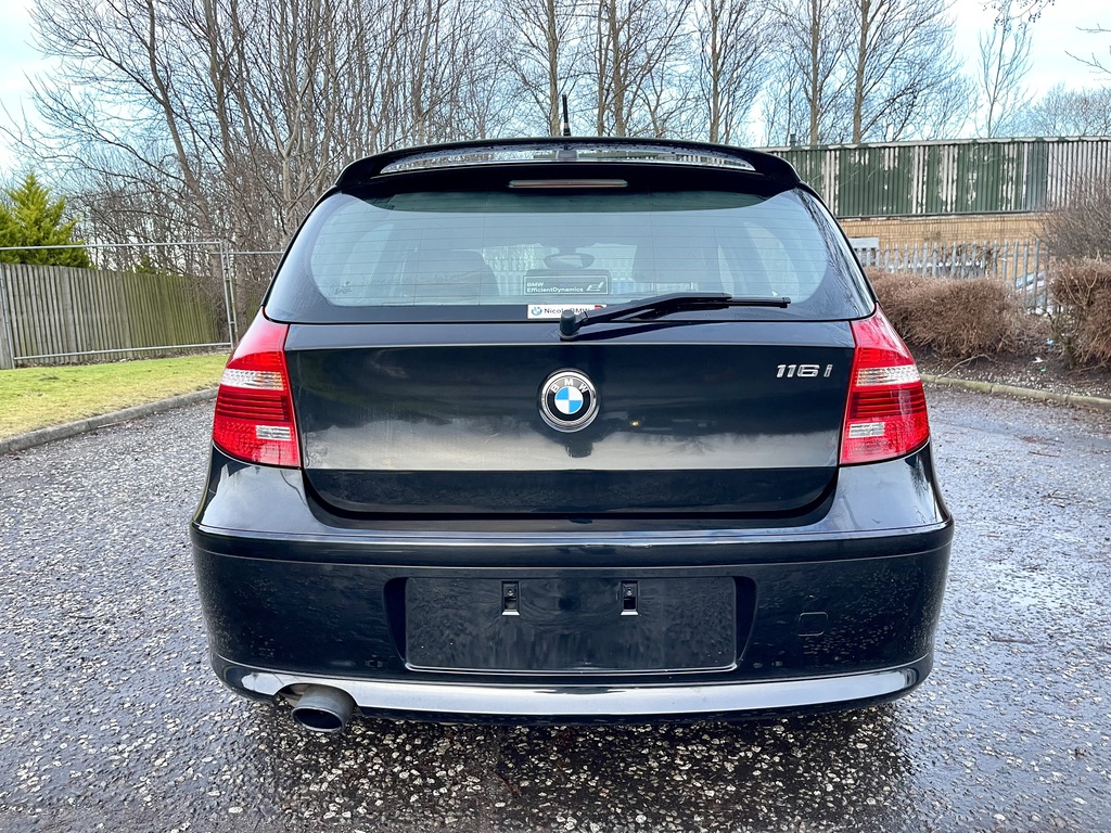 BMW 1 Series 1.6 116I M Sport Euro 6 Hatchback  Black #5