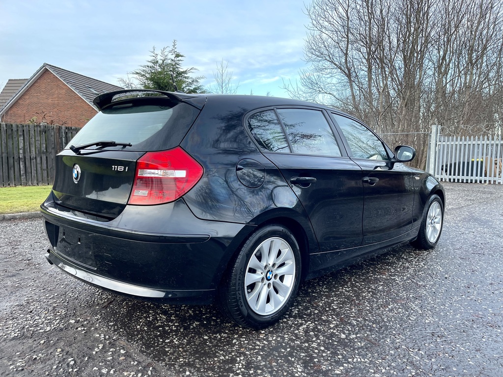 BMW 1 Series 1.6 116I M Sport Euro 6 Hatchback  Black #4