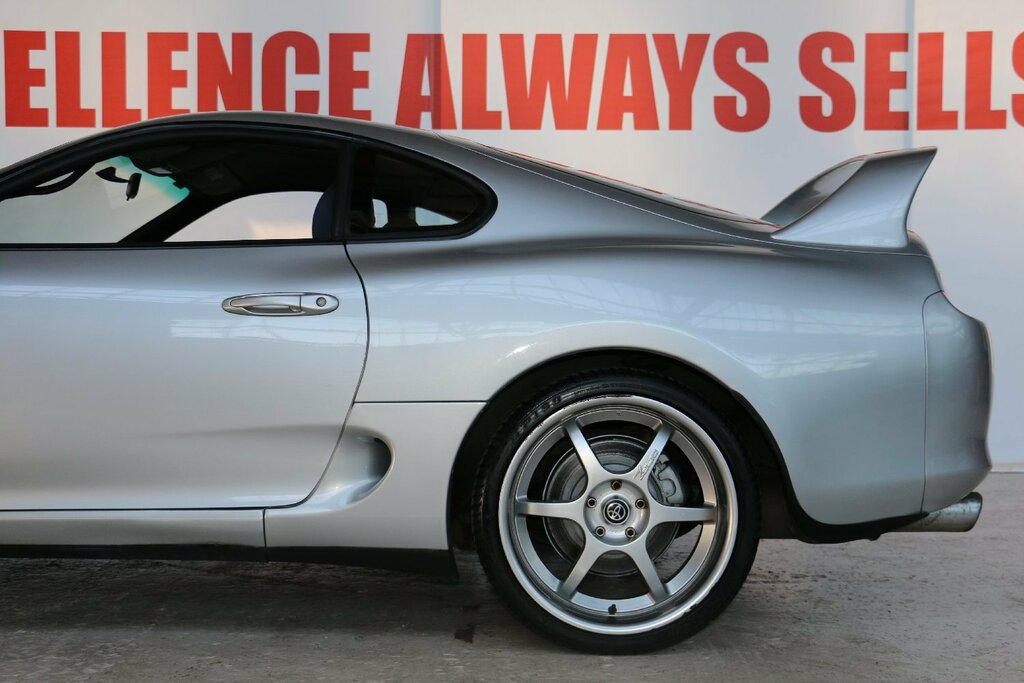 Toyota Supra Toyota Supra Twin Turbo Aero Active Spoiler Silver #5
